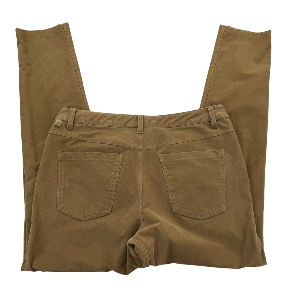Lululemon Pants Mens 31 X 30 Brown Chino Regular Flat Front Canvas ABC Thick